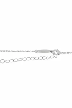 FERRAGAMO SREBRNY Naszyjnik z logo