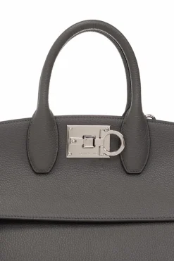 FERRAGAMO SZARY Torba na ramię ‘The Studio Small’