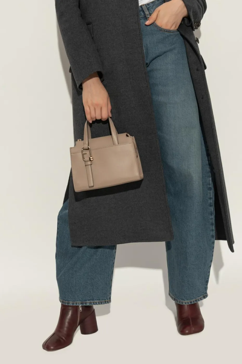 Furla beżowy Torba do ręki `Nuvola Small`