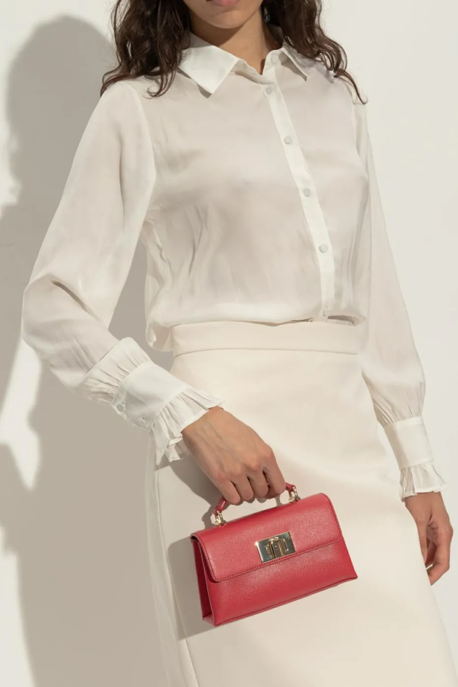 Furla CZERWONY Torba do ręki `1927 Mini`