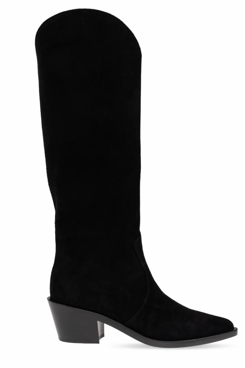 Gianvito Rossi CZARNY Kozaki na obcasie `Waylon`