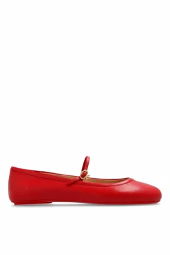 Gianvito Rossi CZERWONY Baleriny `Carla`