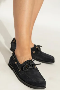 Gianvito Rossi GRANATOWY Buty `Vandee`