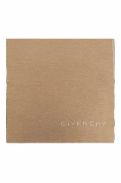 Givenchy beżowy Szal z logo
