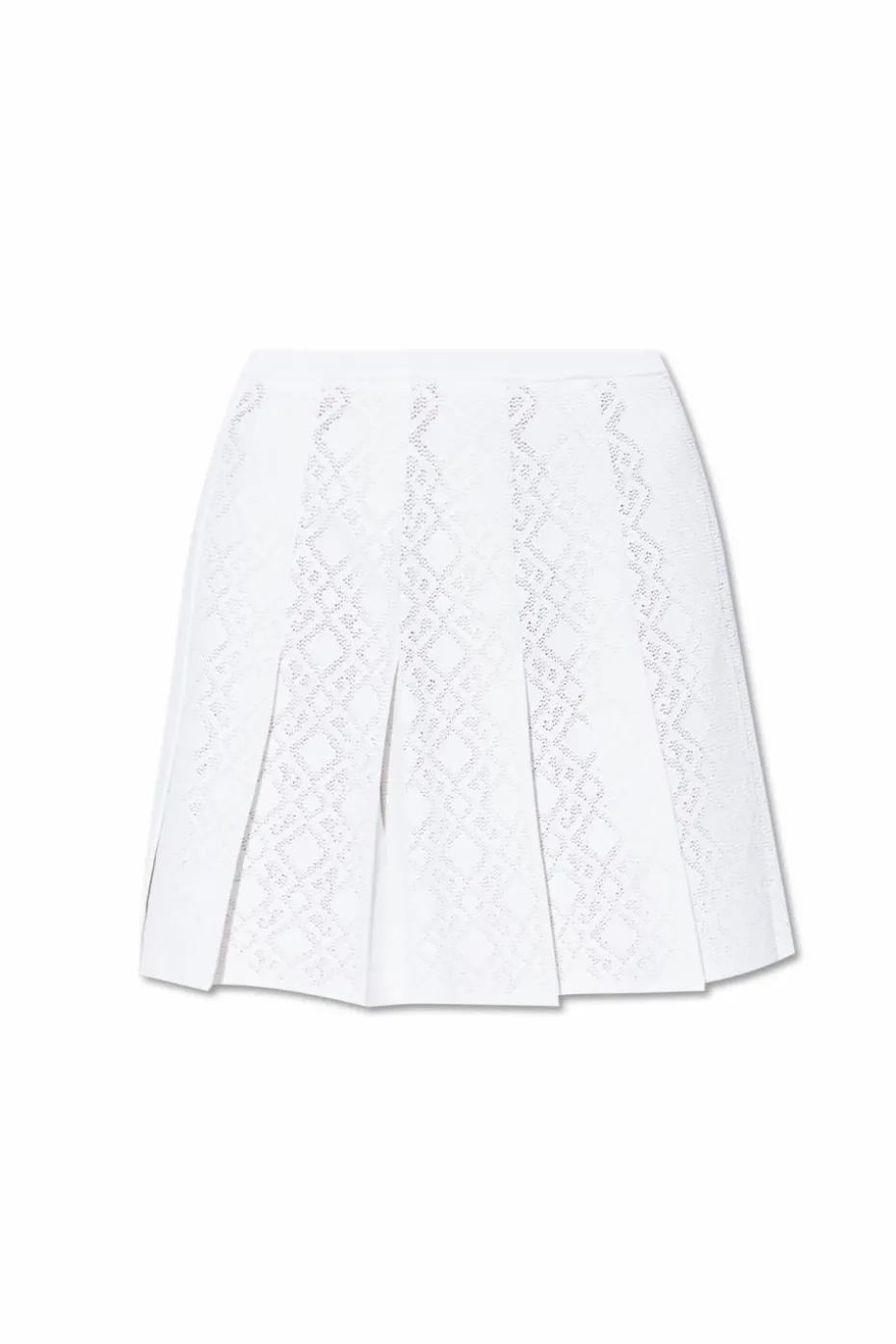 Givenchy BIAŁY Plisowana spódnica