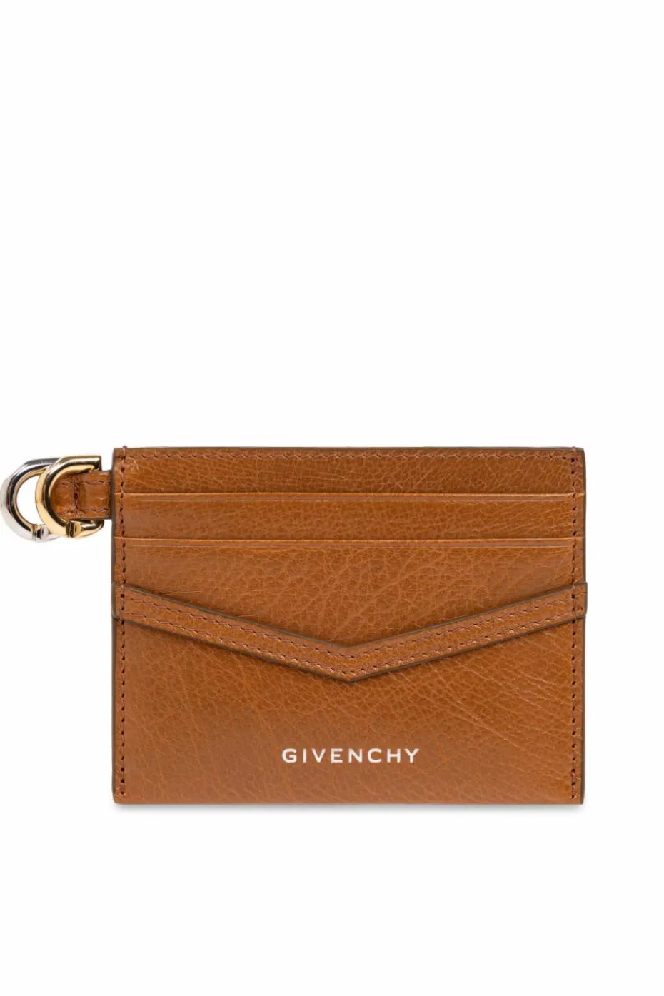 Givenchy BRĄZOWY Etui na karty z logo