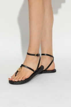 Givenchy CZARNY Sandały `4G`