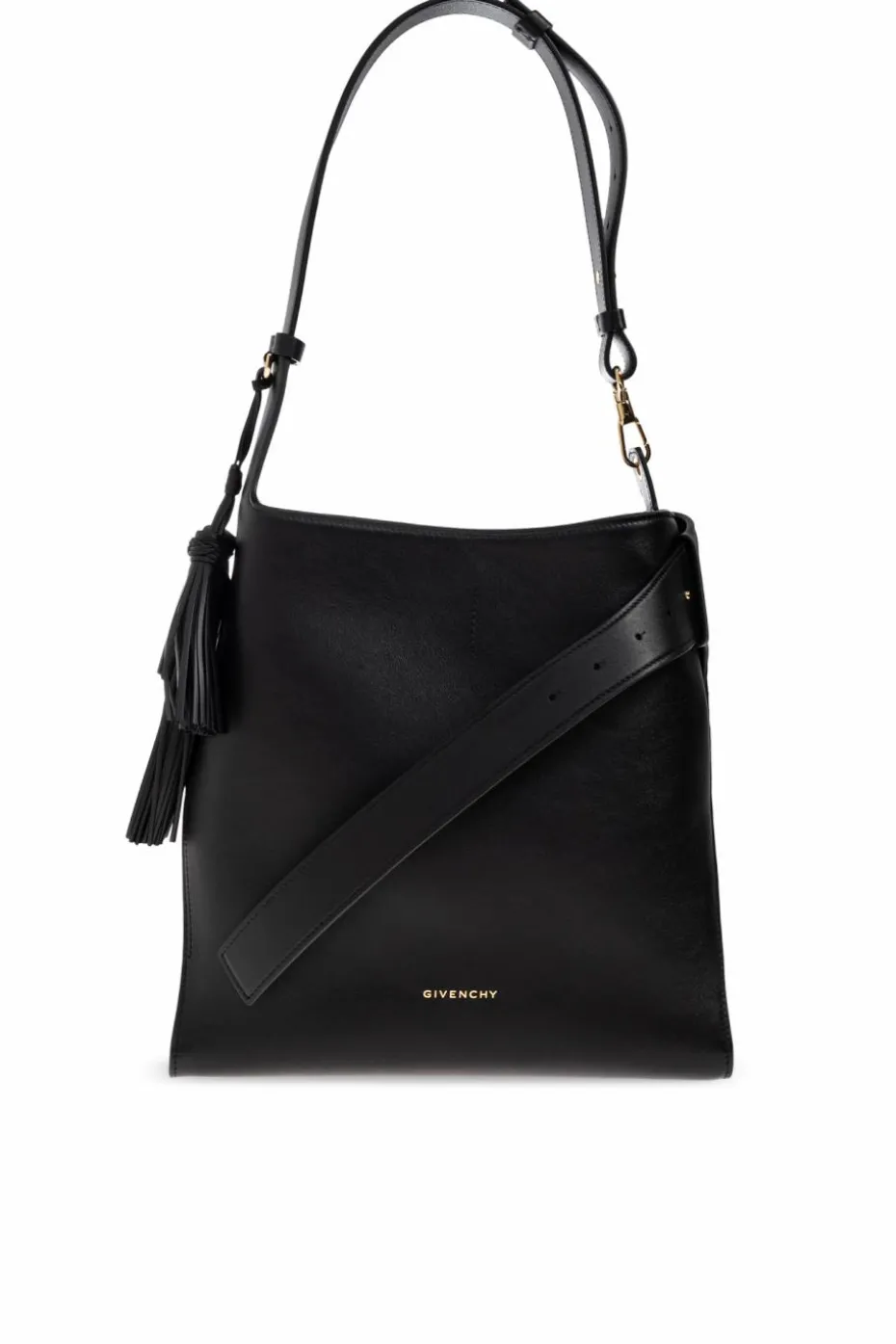 Givenchy CZARNY Skórzana torba na ramię