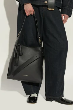 Givenchy CZARNY Skórzana torba na ramię