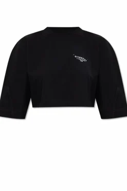 Givenchy CZARNY T-shirt z logo