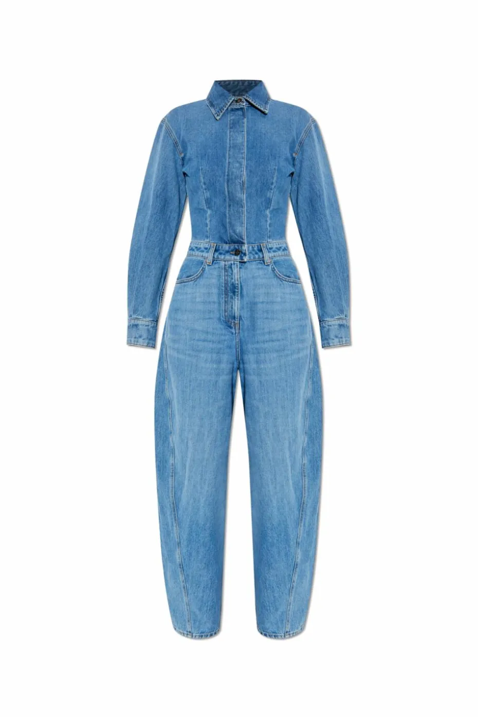 Givenchy NIEBIESKI Jeansowy kombinezon