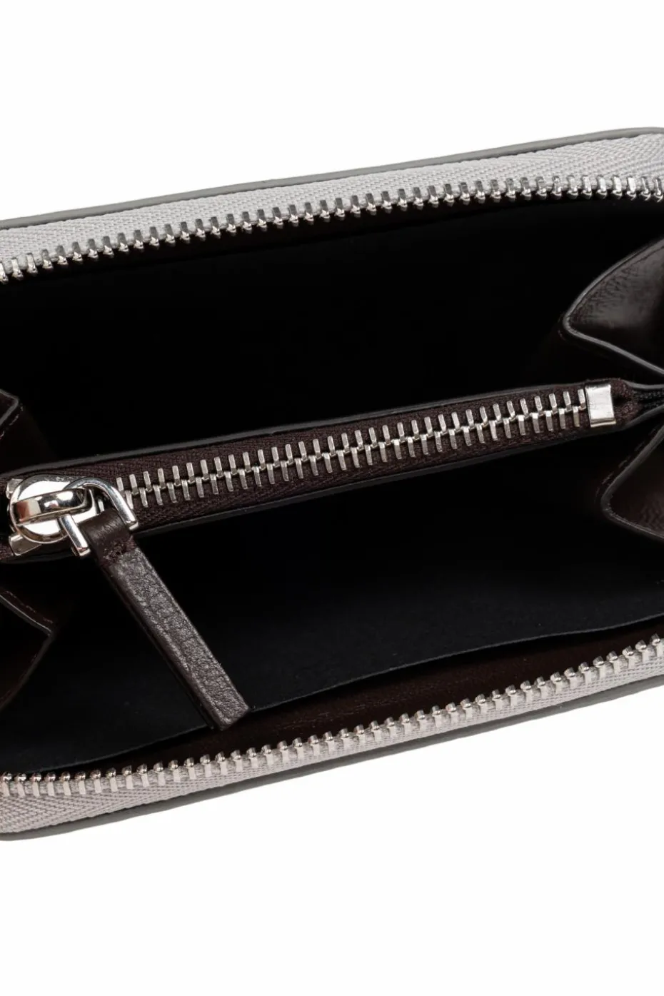Givenchy SREBRNY Portfel z logo