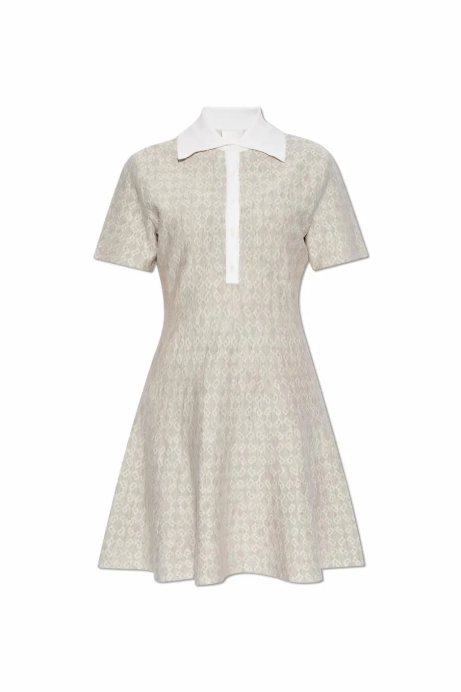 Givenchy SZARY Sukienka z monogramem