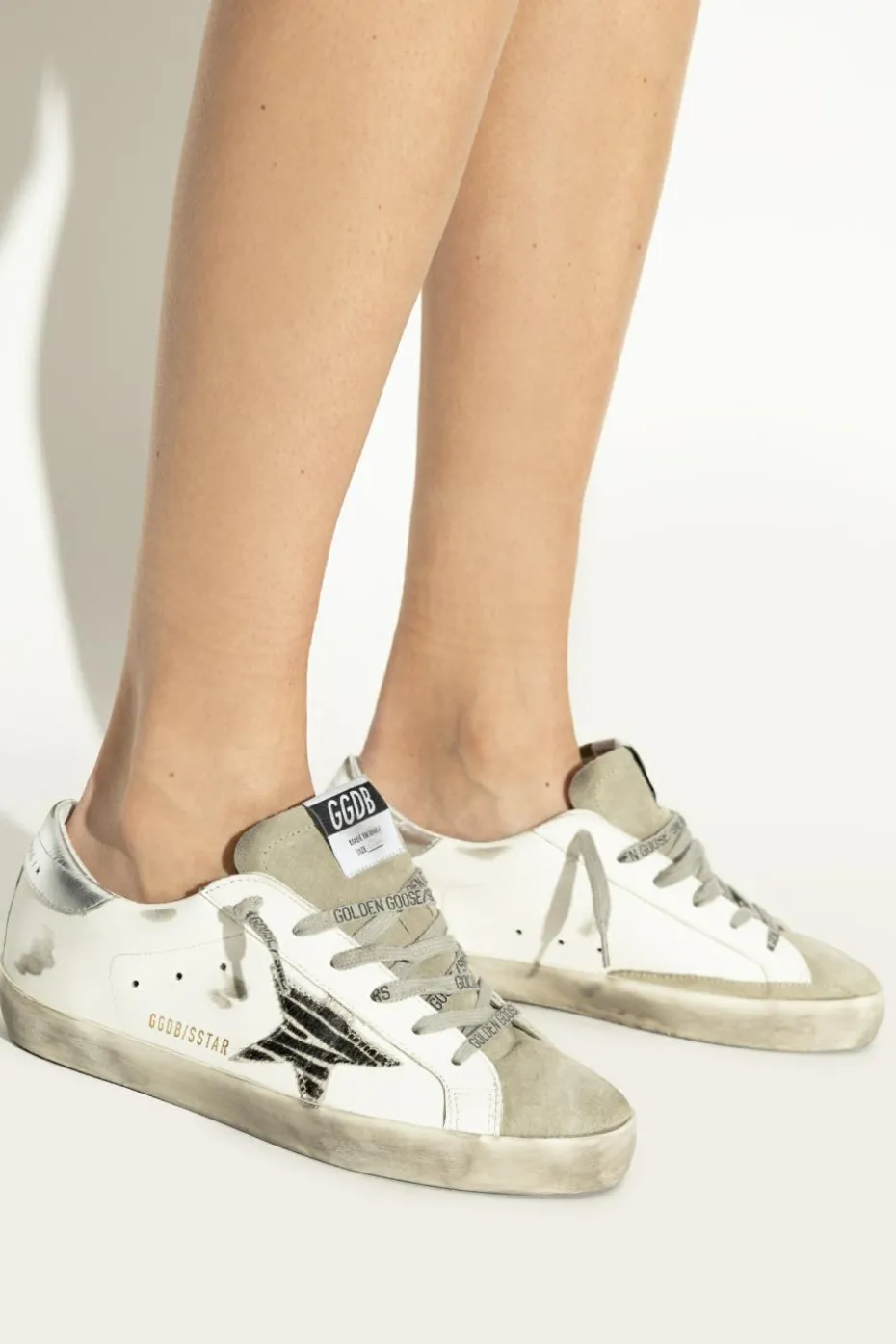 Golden Goose BIAŁY Buty sportowe `Super-Star Classic With List`