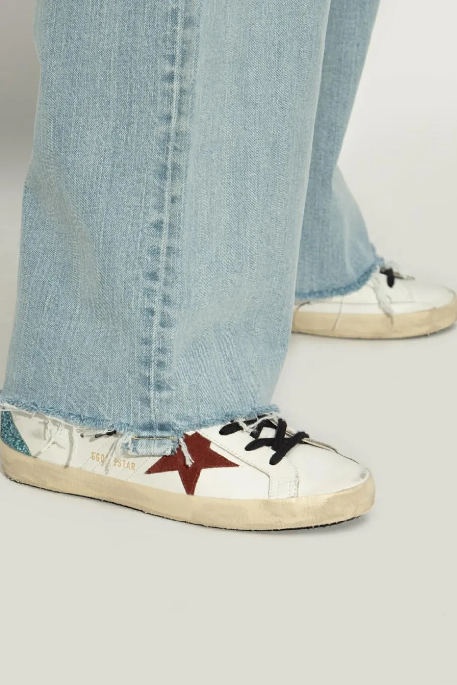 Golden Goose BIAŁY Buty sportowe `Super Star Classic With List`