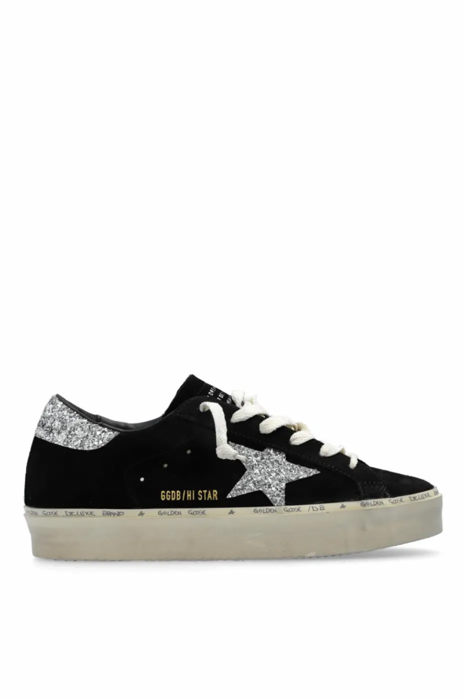 Golden Goose CZARNY Buty sportowe `Hi Star Classic With List`
