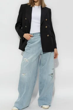 Golden Goose NIEBIESKI Jeansy z efektem `vintage`