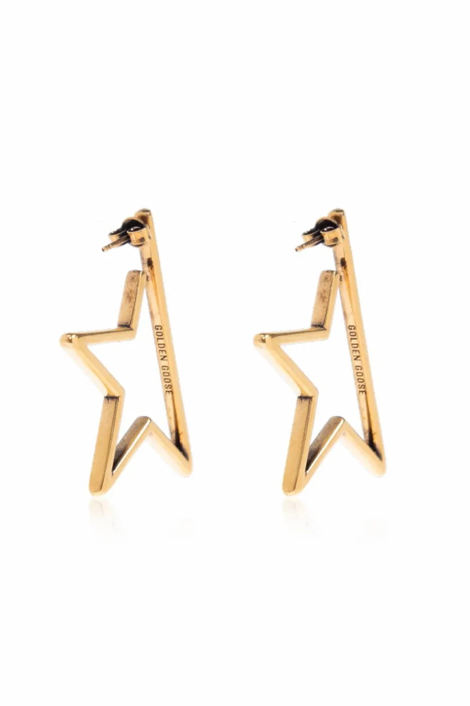 Golden Goose ZŁOTY Kolczyki w kształcie gwiazdy