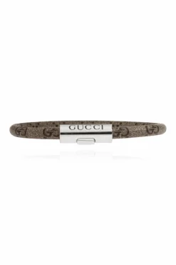 Gucci beżowy Bransoleta z logo