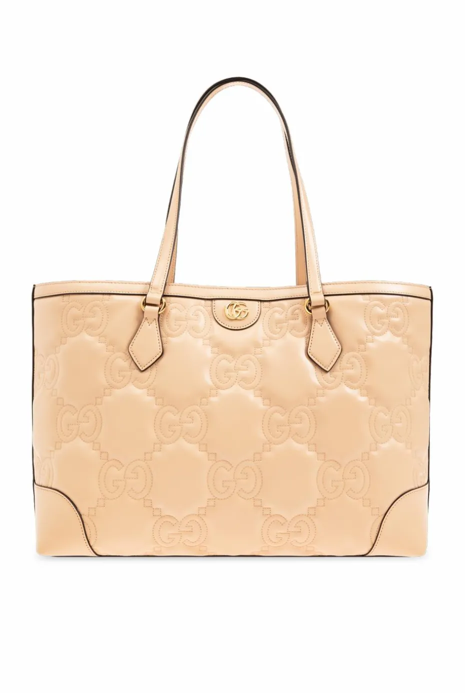Gucci beżowy Pikowana torba typu ‘shopper’