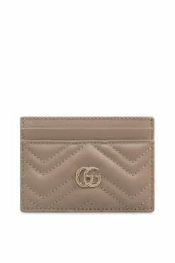 Gucci beżowy Skórzane etui na karty