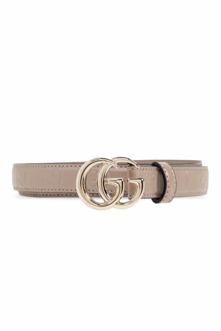 Gucci beżowy Skórzany pasek
