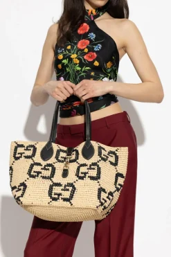Gucci beżowy Torba `GG Small` typy `shopper`