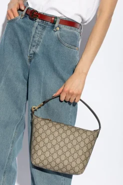 Gucci beżowy Torba na ramię `Ophidia Super Mini`