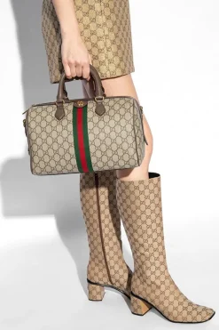Gucci beżowy Torba na ramię ‘Ophidia Medium’