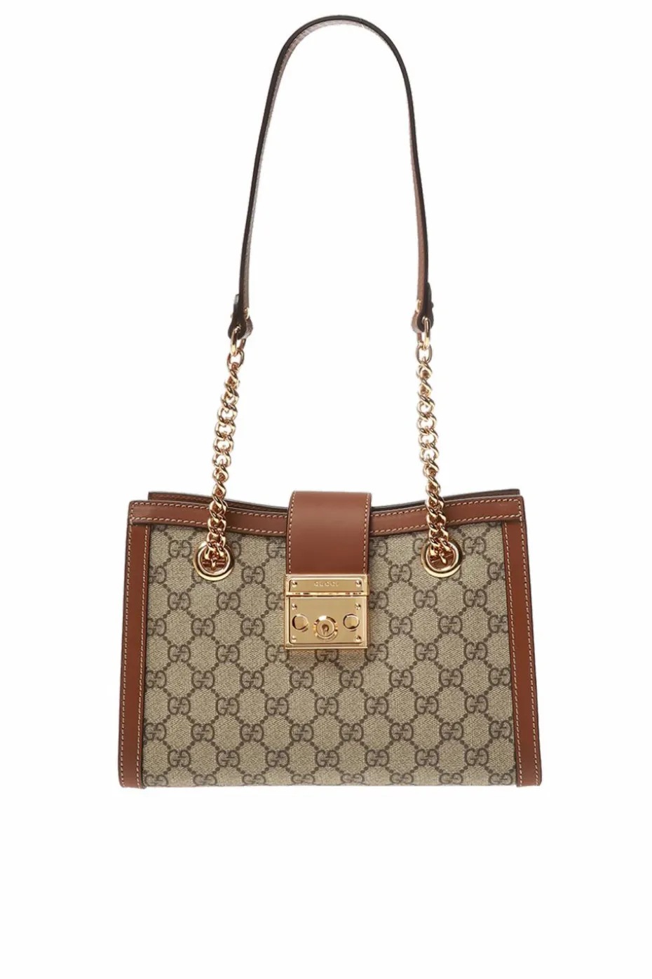 Gucci beżowy Torba na ramię 'Padlock'