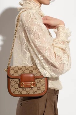 Gucci beżowy Torba na ramię ‘1955 Horsebit Mini’