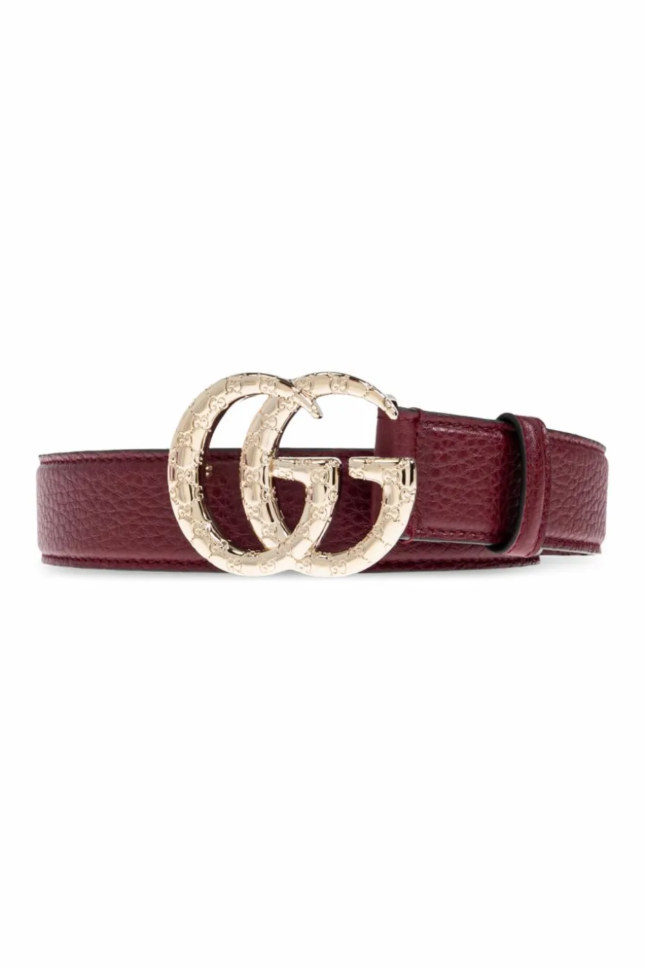 Gucci BORDO Skórzany pasek