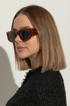 Gucci BRĄZOWY Okulary przeciwsłoneczne
