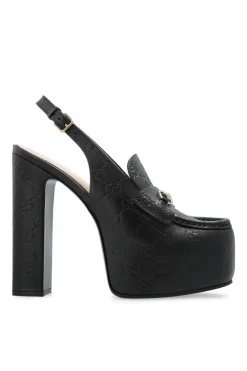 Gucci CZARNY Buty na obcasie