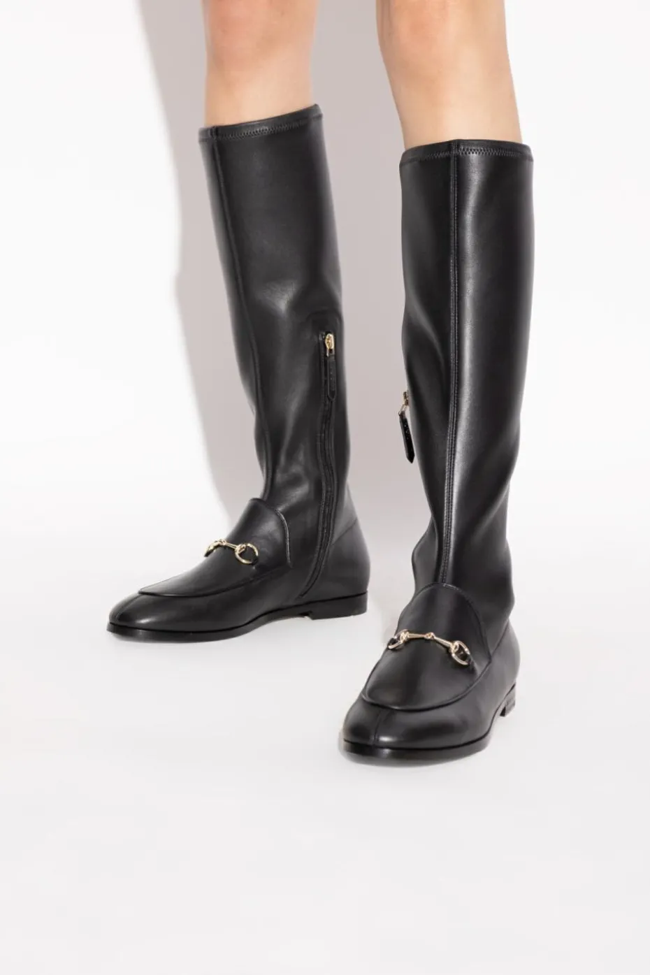 Gucci CZARNY Kozaki Jordaan