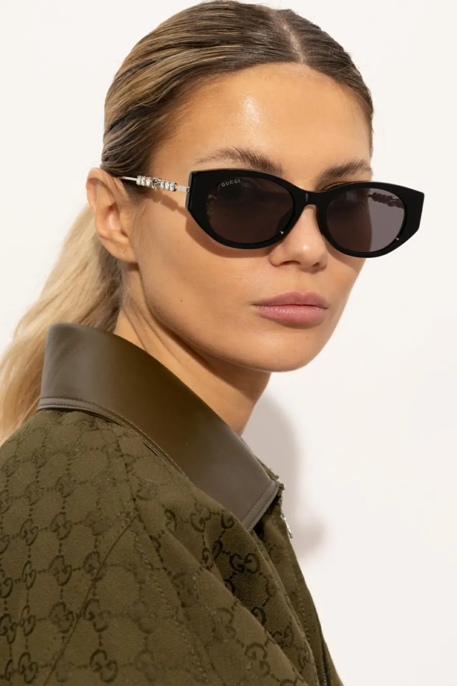 Gucci CZARNY Okulary przeciwsłoneczne
