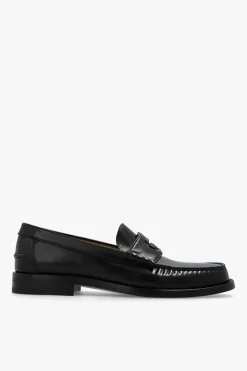 Gucci CZARNY Skórzane buty typu ‘loafers’