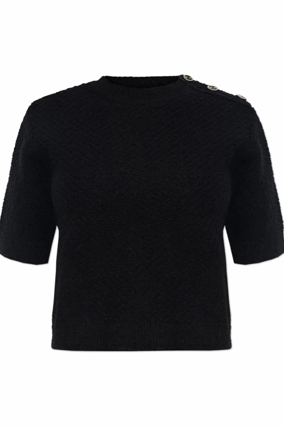 Gucci CZARNY Sweter z logo