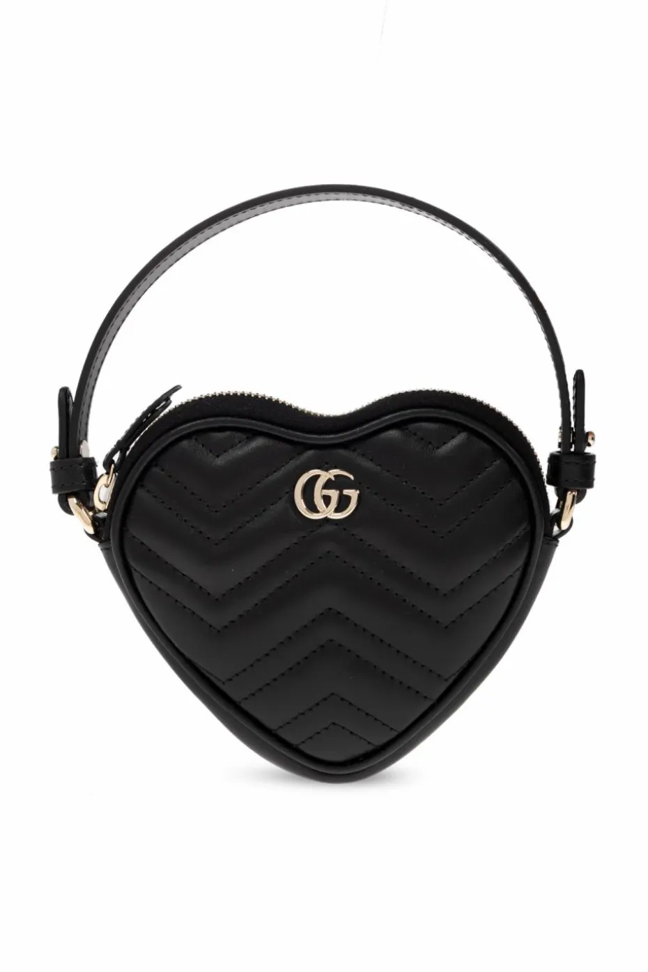 Gucci CZARNY Torba do ręki `GG Marmont Mini`