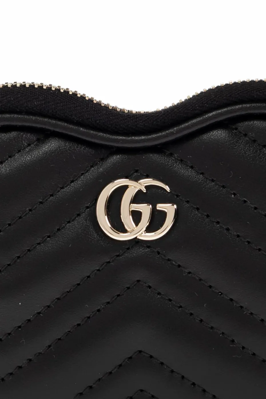 Gucci CZARNY Torba do ręki `GG Marmont Mini`