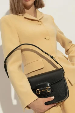 Gucci CZARNY Torba na ramię ‘1955 Horsebit’