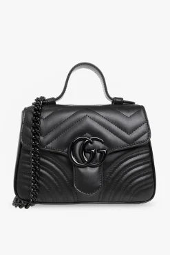 Gucci CZARNY Torba na ramię ‘GG Marmont Mini’
