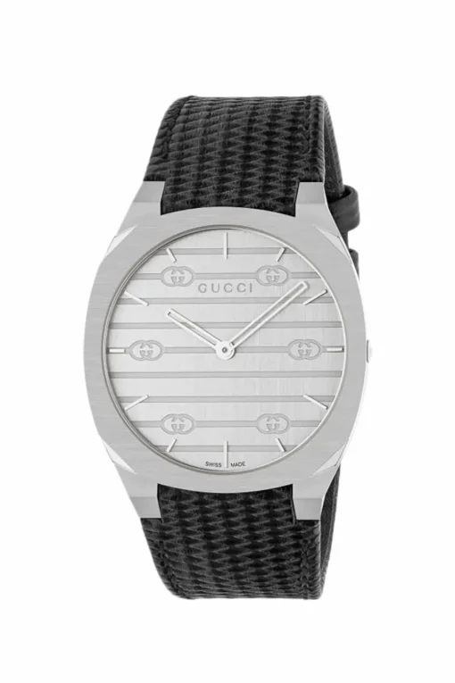 Gucci CZARNY Zegarek ‘25h’
