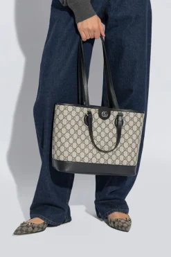 Gucci GRANATOWY Torba ‘Ophidia Mini’ typu ‘shopper’