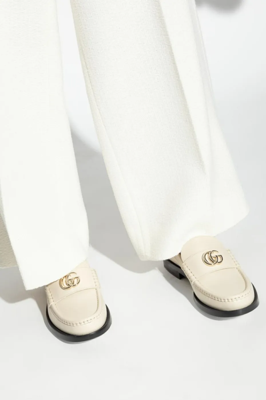 Gucci kremowy Buty typu `loafers`