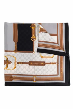 Gucci MULTIKOLOR Jedwabna chusta