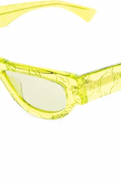 Gucci neonowy Okulary przeciwsłoneczne