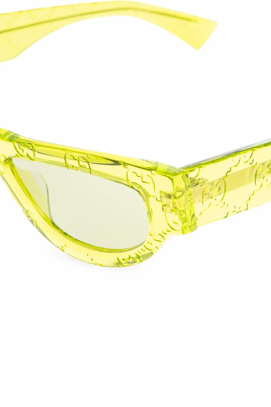 Gucci neonowy Okulary przeciwsłoneczne