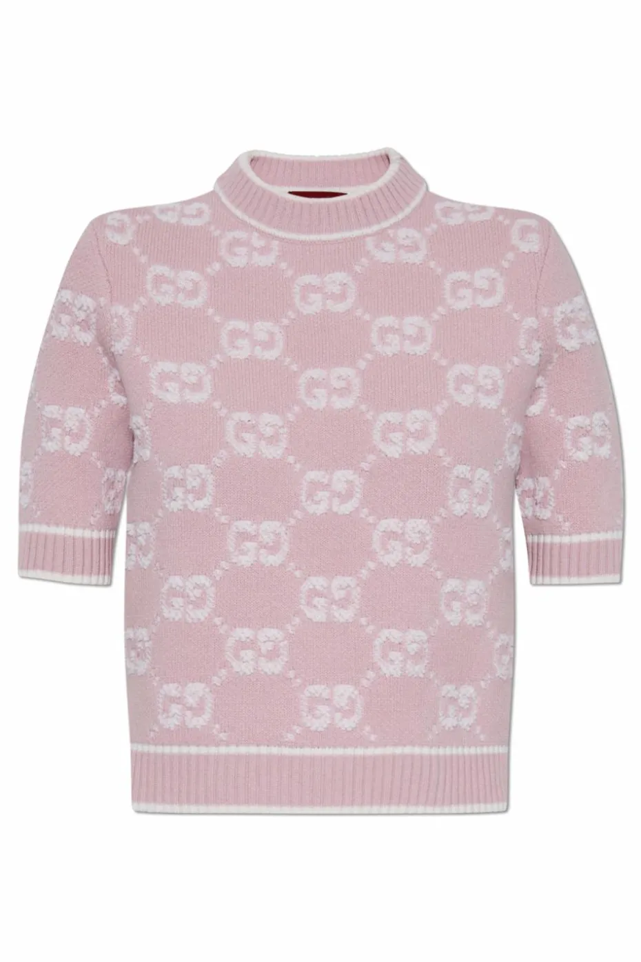Gucci RÓŻOWY Sweter z logo