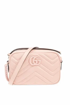 Gucci RÓŻOWY Torba na ramię ‘GG Marmont Mini’